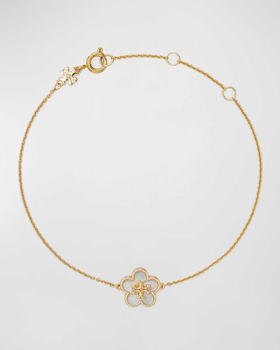 Kira Mother-of-Pearl Flower Bracelet